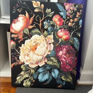 Acrylic painting of Elegant Floral